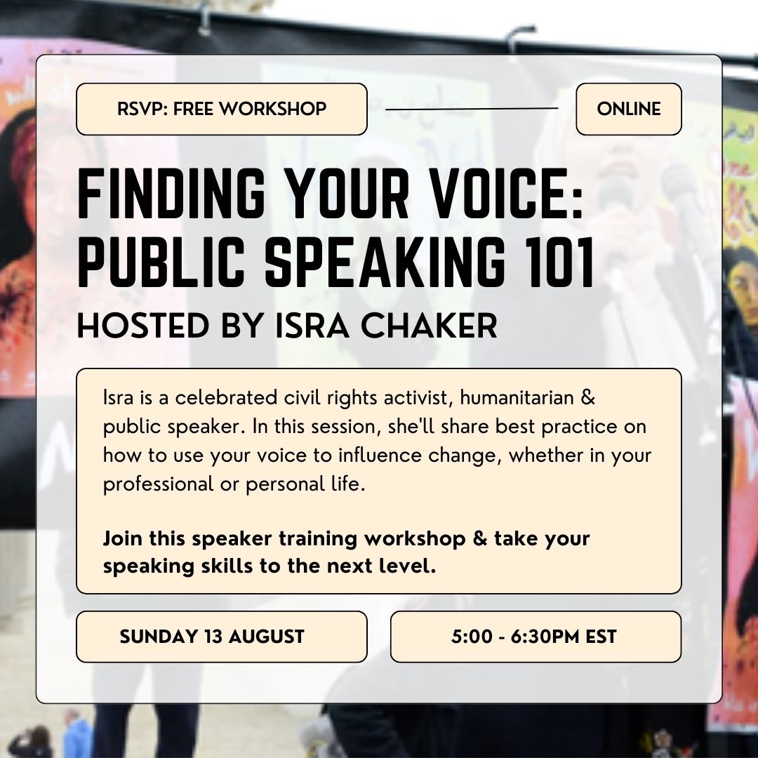 Finding your voice : Public Speaking 101 