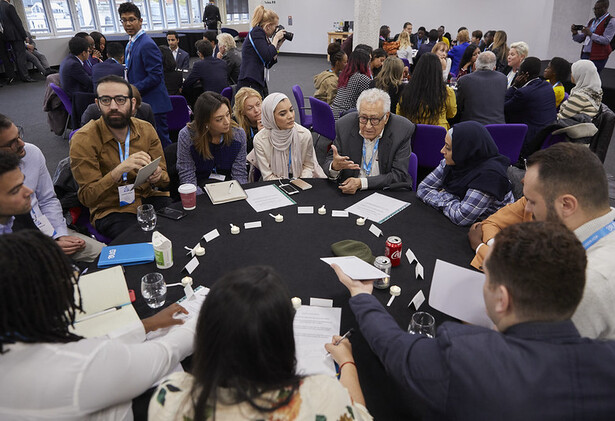 Delegates attending a workshop during the Manchester Summit 2022